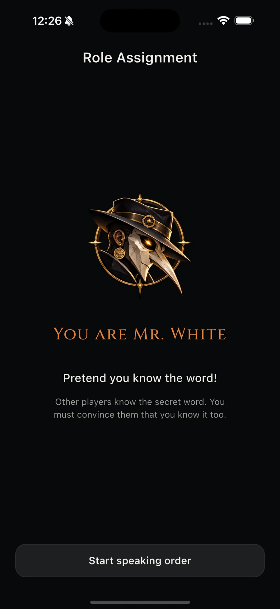 Rôle de Mr White